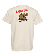 Catfish Club Red and Natural Colored Tee - T-Shirt