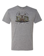 Deer Dad Triblend Heather Graphic Tee | Unique Father Ideas -