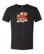 Good Burger Vintage Black T - Shirt : Hamburger, Shake & Fries Design -