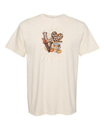 Love Coffee Fall Leopard Tee -