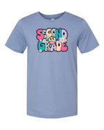 Second Grade Lavender Blue Tee -