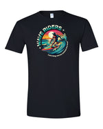 Wakeboard Tee Catching Waves Behind The Boat -