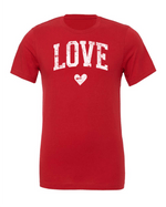 White Distressed Love Letters -