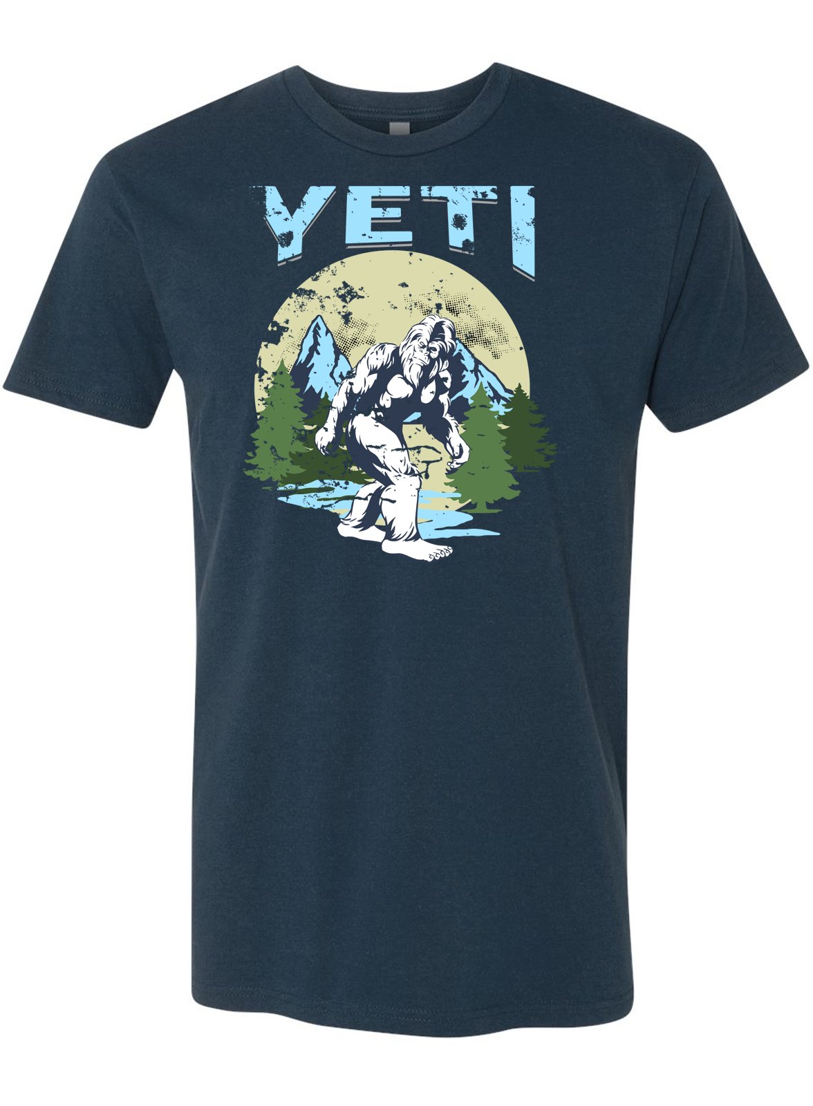 Retro Yeti: Discover Vintage-Inspired Indigo Tee -