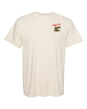 Catfish Club Red and Natural Colored Tee - T-Shirt