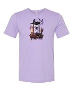 Halloween Watercolor Hour Glass - 