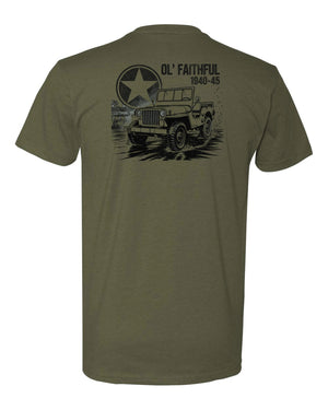 Ol’ Faithful 1940–45 Tee | Vintage WWII Military Shirt - T-Shirt