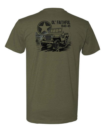 Ol’ Faithful 1940–45 Tee | Vintage WWII Military Shirt - T-Shirt
