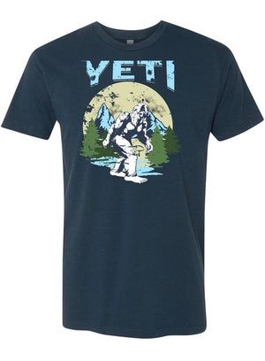 Retro Yeti: Discover Vintage-Inspired Indigo Tee -